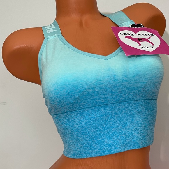 PINK Victoria's Secret Other - Victoria’s Secret PINK M Logo Sports Bra Seamless